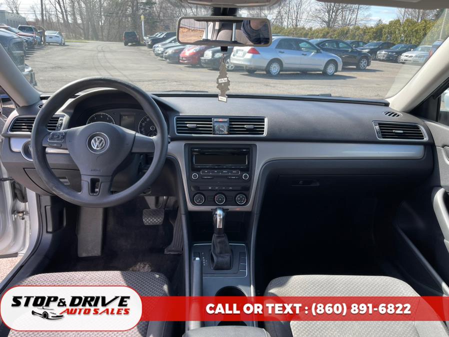 2013 Volkswagen Passat 4dr Sdn 2.5L Auto S PZEV, available for sale in East Windsor, Connecticut | Stop & Drive Auto Sales. East Windsor, Connecticut 2013 Volkswagen Passat 4dr Sdn 2.5L Auto S PZEV, available for sale in East Windsor, Connecticut | Stop & Drive Auto Sales. East Windsor, Connecticut