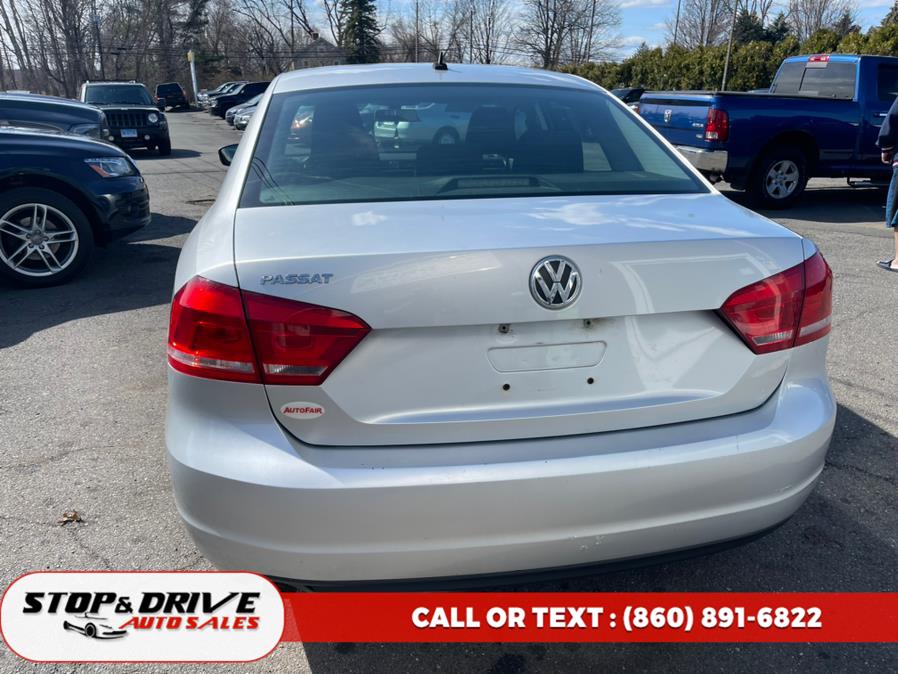 2013 Volkswagen Passat 4dr Sdn 2.5L Auto S PZEV, available for sale in East Windsor, Connecticut | Stop & Drive Auto Sales. East Windsor, Connecticut 2013 Volkswagen Passat 4dr Sdn 2.5L Auto S PZEV, available for sale in East Windsor, Connecticut | Stop & Drive Auto Sales. East Windsor, Connecticut