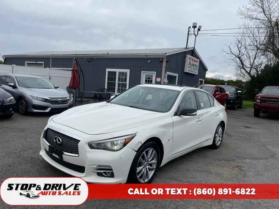 2015 INFINITI Q50 4dr Sdn Premium AWD, available for sale in East Windsor, Connecticut | Stop & Drive Auto Sales. East Windsor, Connecticut