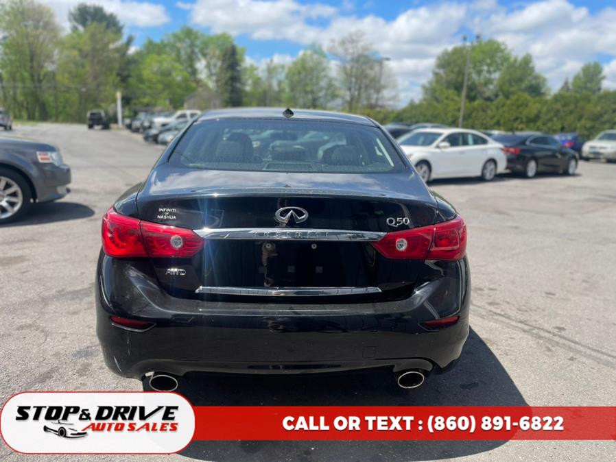 2015 Infiniti Q50 4dr Sdn AWD, available for sale in East Windsor, Connecticut | Stop & Drive Auto Sales. East Windsor, Connecticut 2015 Infiniti Q50 4dr Sdn AWD, available for sale in East Windsor, Connecticut | Stop & Drive Auto Sales. East Windsor, Connecticut
