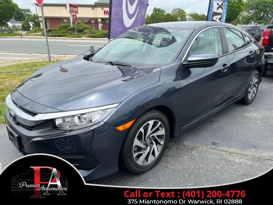 2018 Honda Civic Sedan EX CVT, available for sale in Warwick, Rhode Island | Premier Automotive Sales. Warwick, Rhode Island