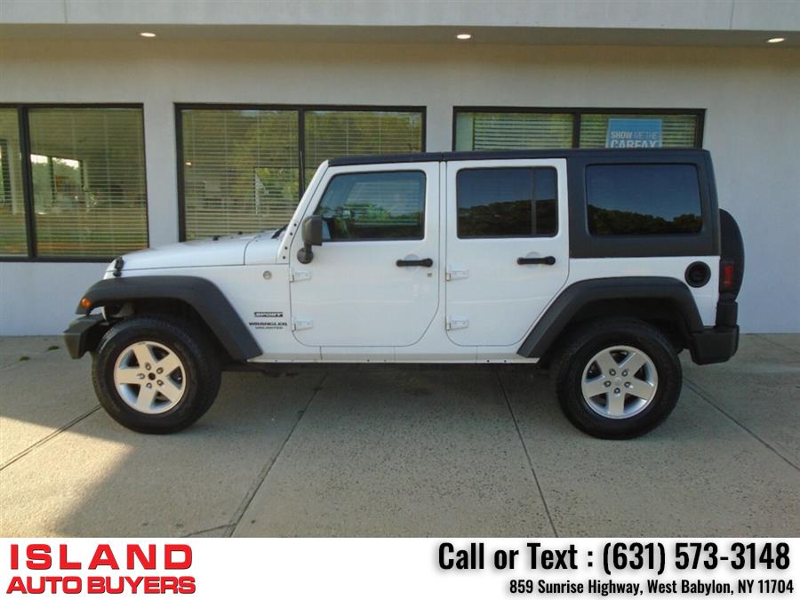 Used Jeep Wrangler Unlimited Sport 4x4 4dr SUV 2014 | Island Auto Buyers. West Babylon, New York Used Jeep Wrangler Unlimited Sport 4x4 4dr SUV 2014 | Island Auto Buyers. West Babylon, New York