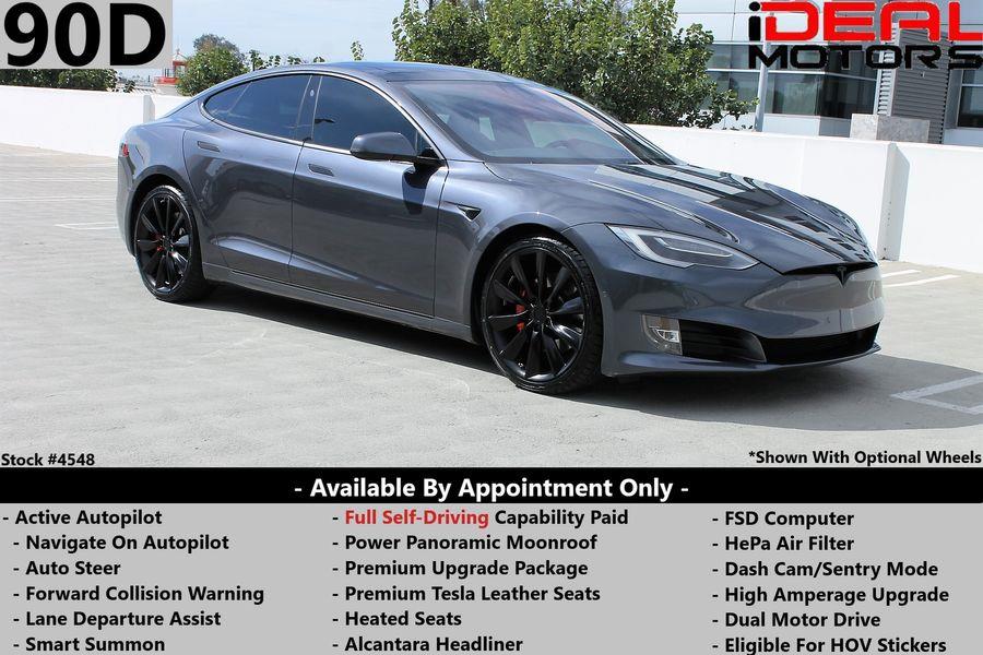 Used Tesla Model s 90D Sedan 4D 2017 | Ideal Motors. Costa Mesa, California