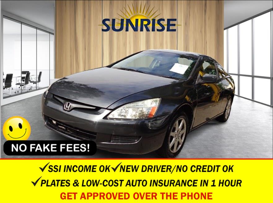 2003 Honda Accord Cpe EX Auto V6 w/Leather, available for sale in Rosedale, New York | Sunrise Auto Sales. Rosedale, New York 2003 Honda Accord Cpe EX Auto V6 w/Leather, available for sale in Rosedale, New York | Sunrise Auto Sales. Rosedale, New York