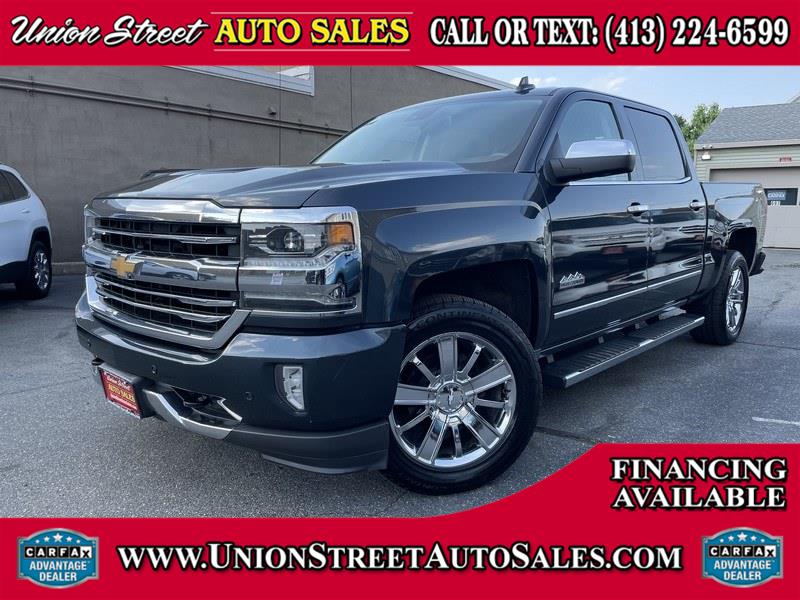 2017 Chevrolet Silverado 1500 4WD Crew Cab 143.5" High Country, available for sale in West Springfield, Massachusetts | Union Street Auto Sales. West Springfield, Massachusetts