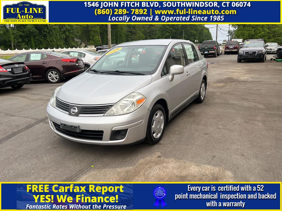 2008 Nissan Versa 4dr Sdn I4 Auto 1.8 S, available for sale in South Windsor , Connecticut | Ful-line Auto LLC. South Windsor , Connecticut