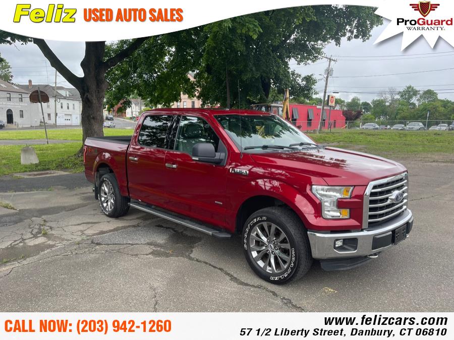2016 Ford F-150 4WD SuperCrew 145" XLT, available for sale in Danbury, Connecticut | Feliz Used Auto Sales. Danbury, Connecticut 2016 Ford F-150 4WD SuperCrew 145" XLT, available for sale in Danbury, Connecticut | Feliz Used Auto Sales. Danbury, Connecticut