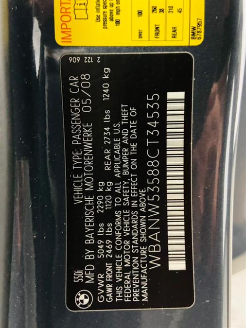2008 BMW 5 Series 4dr Sdn 550i RWD, available for sale in Linden, New Jersey | East Coast Auto Group. Linden, New Jersey 2008 BMW 5 Series 4dr Sdn 550i RWD, available for sale in Linden, New Jersey | East Coast Auto Group. Linden, New Jersey