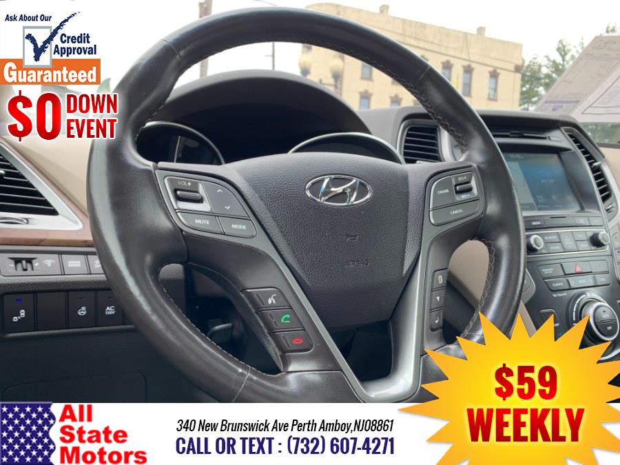 2017 Hyundai Santa Fe SE Ultimate 3.3L Automatic AWD, available for sale in Perth Amboy, New Jersey | All State Motor Inc. Perth Amboy, New Jersey 2017 Hyundai Santa Fe SE Ultimate 3.3L Automatic AWD, available for sale in Perth Amboy, New Jersey | All State Motor Inc. Perth Amboy, New Jersey