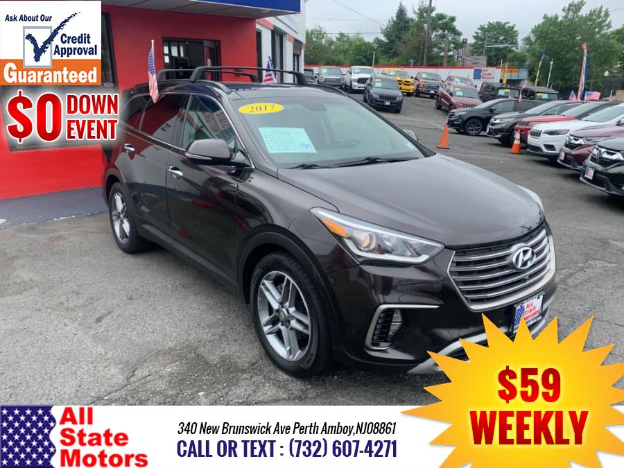 2017 Hyundai Santa Fe SE Ultimate 3.3L Automatic AWD, available for sale in Perth Amboy, New Jersey | All State Motor Inc. Perth Amboy, New Jersey 2017 Hyundai Santa Fe SE Ultimate 3.3L Automatic AWD, available for sale in Perth Amboy, New Jersey | All State Motor Inc. Perth Amboy, New Jersey