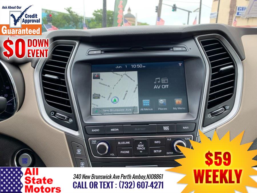 2017 Hyundai Santa Fe SE Ultimate 3.3L Automatic AWD, available for sale in Perth Amboy, New Jersey | All State Motor Inc. Perth Amboy, New Jersey 2017 Hyundai Santa Fe SE Ultimate 3.3L Automatic AWD, available for sale in Perth Amboy, New Jersey | All State Motor Inc. Perth Amboy, New Jersey