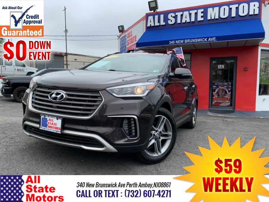 2017 Hyundai Santa Fe SE Ultimate 3.3L Automatic AWD, available for sale in Perth Amboy, New Jersey | All State Motor Inc. Perth Amboy, New Jersey 2017 Hyundai Santa Fe SE Ultimate 3.3L Automatic AWD, available for sale in Perth Amboy, New Jersey | All State Motor Inc. Perth Amboy, New Jersey