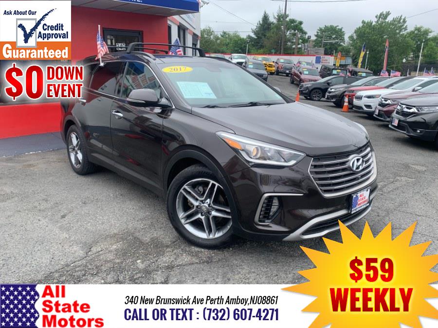 2017 Hyundai Santa Fe SE Ultimate 3.3L Automatic AWD, available for sale in Perth Amboy, New Jersey | All State Motor Inc. Perth Amboy, New Jersey 2017 Hyundai Santa Fe SE Ultimate 3.3L Automatic AWD, available for sale in Perth Amboy, New Jersey | All State Motor Inc. Perth Amboy, New Jersey