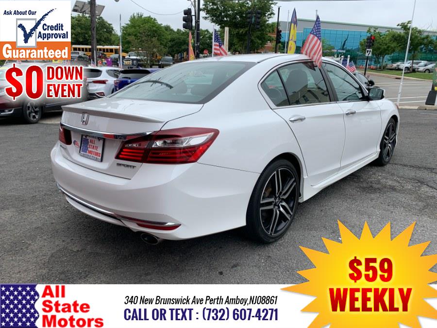 2017 Honda Accord Sedan Sport CVT, available for sale in Perth Amboy, New Jersey | All State Motor Inc. Perth Amboy, New Jersey 2017 Honda Accord Sedan Sport CVT, available for sale in Perth Amboy, New Jersey | All State Motor Inc. Perth Amboy, New Jersey