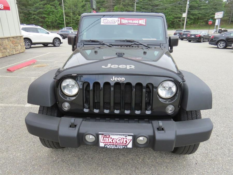Used Jeep Wrangler Unlimited Sport S 4x4 4dr SUV 2017 | Lake City Exports Inc. Auburn, Maine Used Jeep Wrangler Unlimited Sport S 4x4 4dr SUV 2017 | Lake City Exports Inc. Auburn, Maine