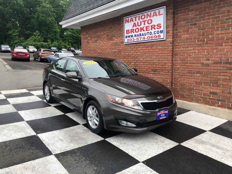 2013 Kia Optima 4dr Sdn LX, available for sale in Waterbury, Connecticut | National Auto Brokers, Inc.. Waterbury, Connecticut