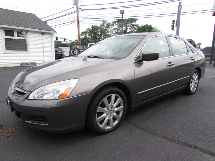 2007 Honda Accord Sdn 4dr V6 AT EX, available for sale in Milford, Connecticut | Chip's Auto Sales Inc. Milford, Connecticut