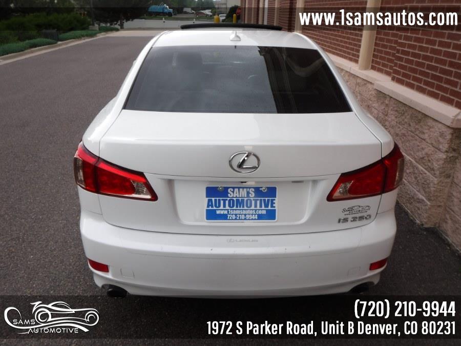 Used Lexus IS 250 4dr Sport Sdn Auto RWD 2011 | Sam's Automotive. Denver, Colorado Used Lexus IS 250 4dr Sport Sdn Auto RWD 2011 | Sam's Automotive. Denver, Colorado