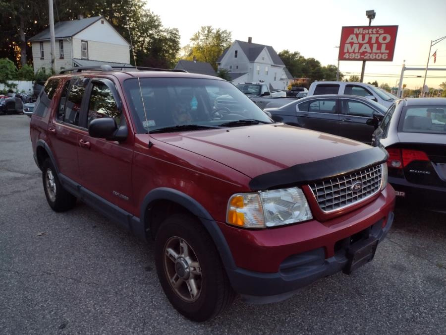2002 Ford Explorer 4dr 114" WB XLT 4WD, available for sale in Chicopee, Massachusetts | Matts Auto Mall LLC. Chicopee, Massachusetts