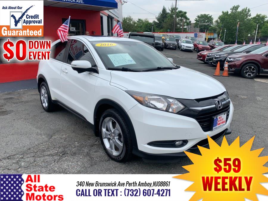 2016 Honda HR-V AWD 4dr CVT EX, available for sale in Perth Amboy, New Jersey | All State Motor Inc. Perth Amboy, New Jersey 2016 Honda HR-V AWD 4dr CVT EX, available for sale in Perth Amboy, New Jersey | All State Motor Inc. Perth Amboy, New Jersey