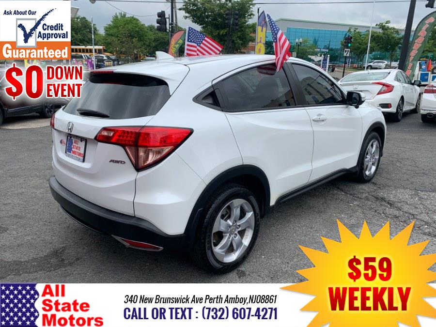 2016 Honda HR-V AWD 4dr CVT EX, available for sale in Perth Amboy, New Jersey | All State Motor Inc. Perth Amboy, New Jersey 2016 Honda HR-V AWD 4dr CVT EX, available for sale in Perth Amboy, New Jersey | All State Motor Inc. Perth Amboy, New Jersey