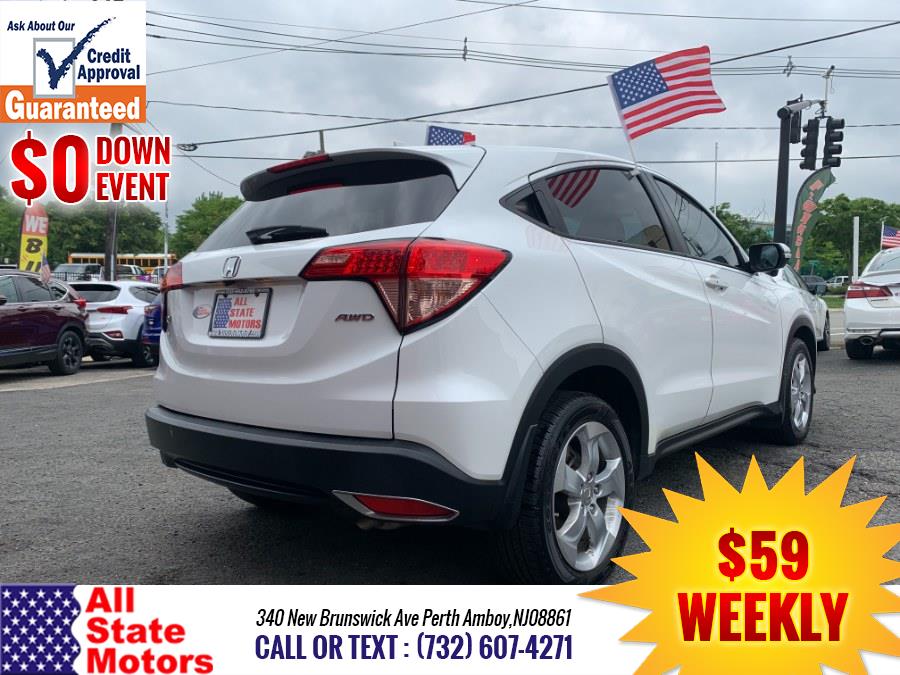 2016 Honda HR-V AWD 4dr CVT EX, available for sale in Perth Amboy, New Jersey | All State Motor Inc. Perth Amboy, New Jersey 2016 Honda HR-V AWD 4dr CVT EX, available for sale in Perth Amboy, New Jersey | All State Motor Inc. Perth Amboy, New Jersey