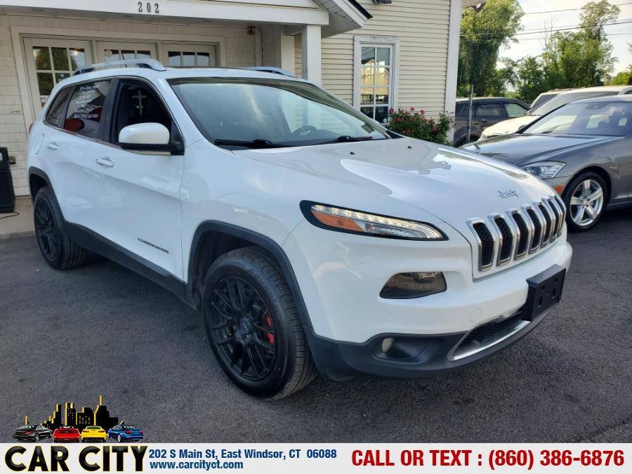 2014 Jeep Cherokee 4WD 4dr Limited, available for sale in East Windsor, Connecticut | Car City LLC. East Windsor, Connecticut