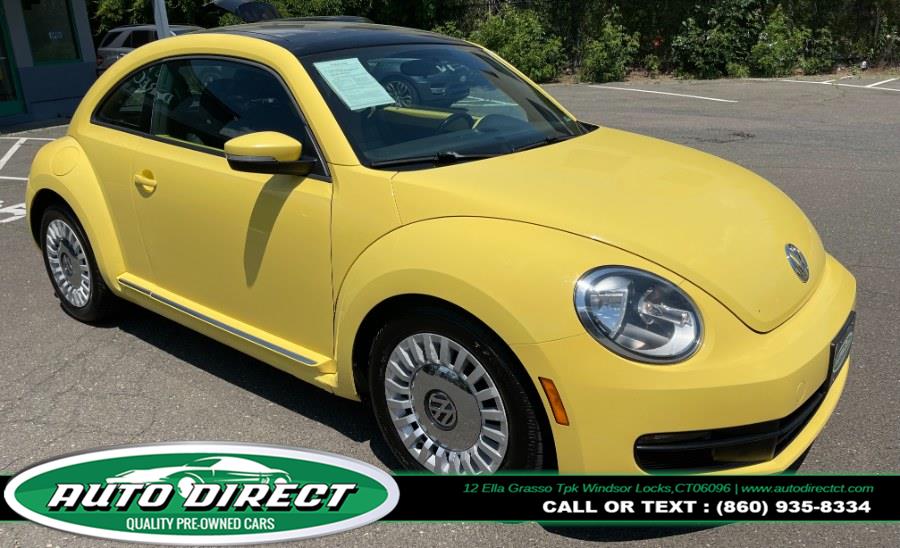 2013 Volkswagen Beetle Coupe 2dr Auto 2.5L w/Sun PZEV, available for sale in Windsor Locks, Connecticut | Auto Direct LLC. Windsor Locks, Connecticut 2013 Volkswagen Beetle Coupe 2dr Auto 2.5L w/Sun PZEV, available for sale in Windsor Locks, Connecticut | Auto Direct LLC. Windsor Locks, Connecticut