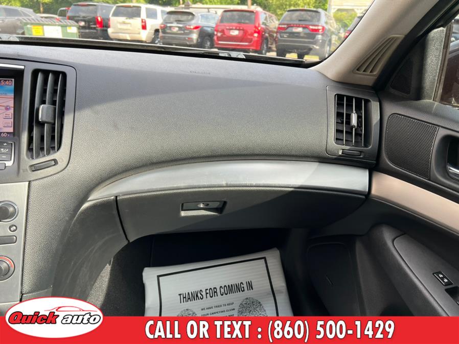 2013 Infiniti G37 Sedan 4dr x AWD, available for sale in Bristol, Connecticut | Quick Auto LLC. Bristol, Connecticut 2013 Infiniti G37 Sedan 4dr x AWD, available for sale in Bristol, Connecticut | Quick Auto LLC. Bristol, Connecticut