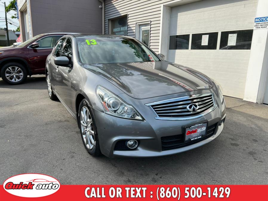 2013 Infiniti G37 Sedan 4dr x AWD, available for sale in Bristol, Connecticut | Quick Auto LLC. Bristol, Connecticut 2013 Infiniti G37 Sedan 4dr x AWD, available for sale in Bristol, Connecticut | Quick Auto LLC. Bristol, Connecticut