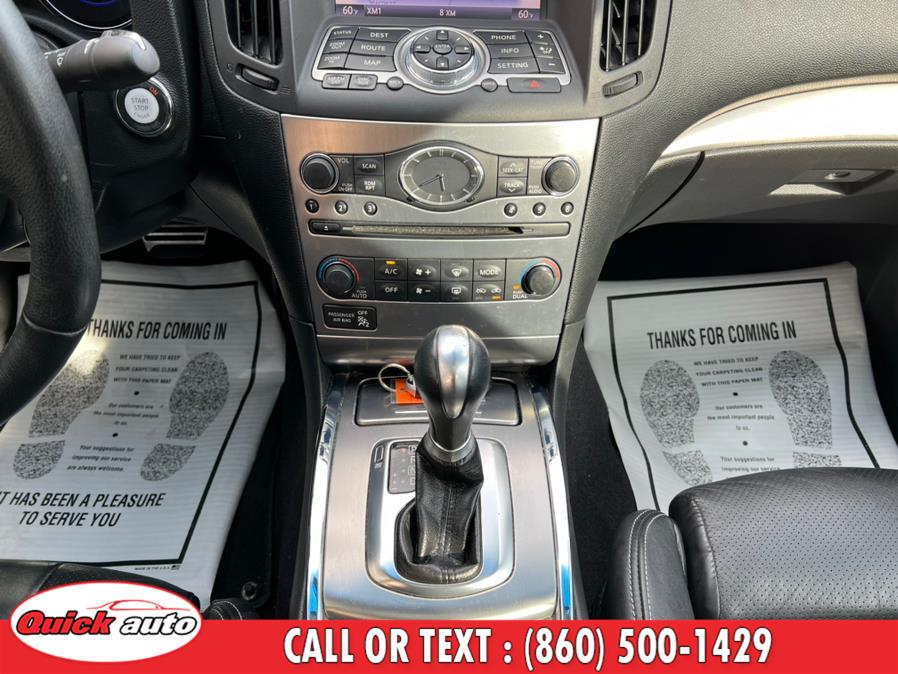 2013 Infiniti G37 Sedan 4dr x AWD, available for sale in Bristol, Connecticut | Quick Auto LLC. Bristol, Connecticut 2013 Infiniti G37 Sedan 4dr x AWD, available for sale in Bristol, Connecticut | Quick Auto LLC. Bristol, Connecticut