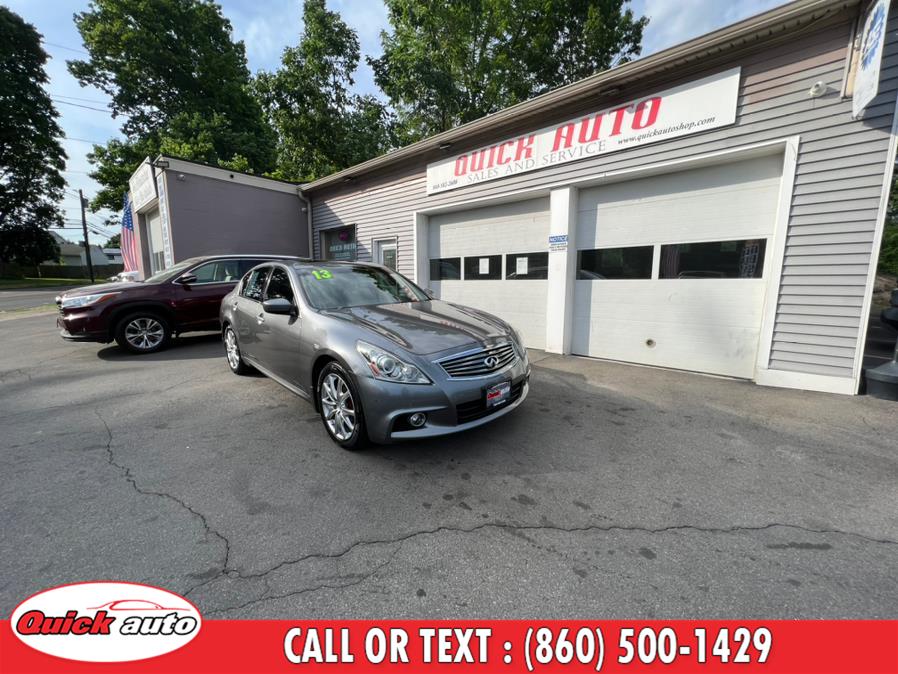 2013 Infiniti G37 Sedan 4dr x AWD, available for sale in Bristol, Connecticut | Quick Auto LLC. Bristol, Connecticut 2013 Infiniti G37 Sedan 4dr x AWD, available for sale in Bristol, Connecticut | Quick Auto LLC. Bristol, Connecticut