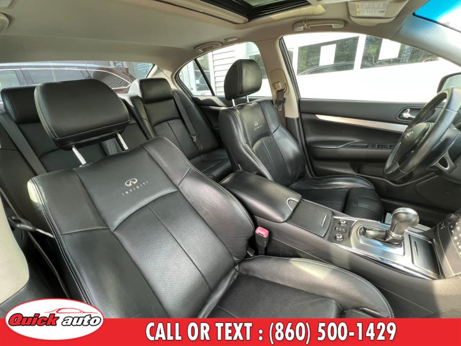 2013 Infiniti G37 Sedan 4dr x AWD, available for sale in Bristol, Connecticut | Quick Auto LLC. Bristol, Connecticut 2013 Infiniti G37 Sedan 4dr x AWD, available for sale in Bristol, Connecticut | Quick Auto LLC. Bristol, Connecticut