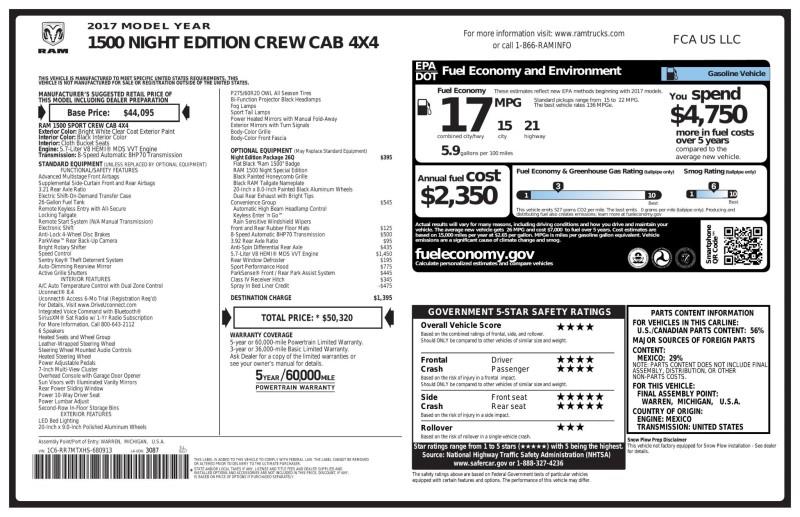 Used Ram 1500 Night 2017 | Car Revolution. Maple Shade, New Jersey Used Ram 1500 Night 2017 | Car Revolution. Maple Shade, New Jersey