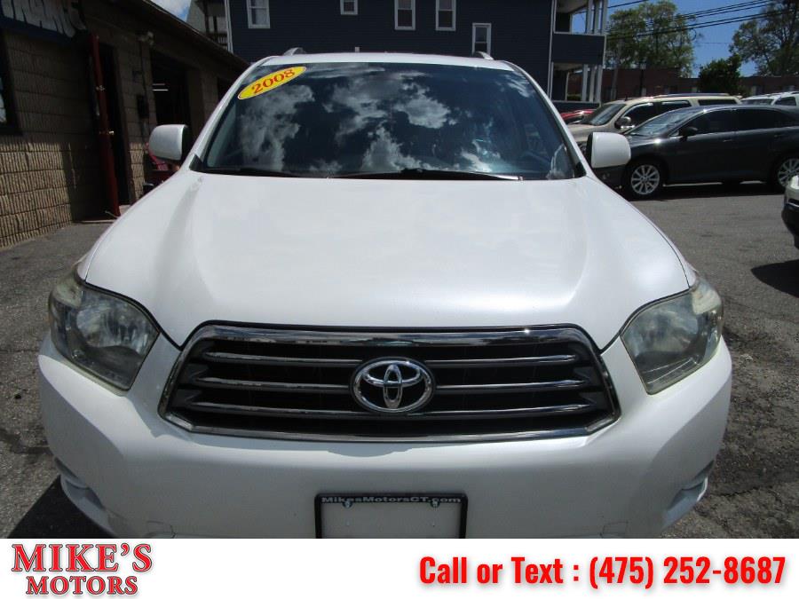 2008 Toyota Highlander 4WD 4dr Sport, available for sale in Stratford, Connecticut | Mike's Motors LLC. Stratford, Connecticut 2008 Toyota Highlander 4WD 4dr Sport, available for sale in Stratford, Connecticut | Mike's Motors LLC. Stratford, Connecticut