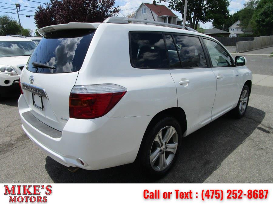 2008 Toyota Highlander 4WD 4dr Sport, available for sale in Stratford, Connecticut | Mike's Motors LLC. Stratford, Connecticut 2008 Toyota Highlander 4WD 4dr Sport, available for sale in Stratford, Connecticut | Mike's Motors LLC. Stratford, Connecticut