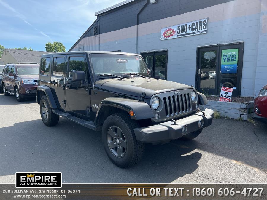 Used Jeep Wrangler Unlimited 4WD 4dr Sport 2015 | Empire Auto Wholesalers. S.Windsor, Connecticut