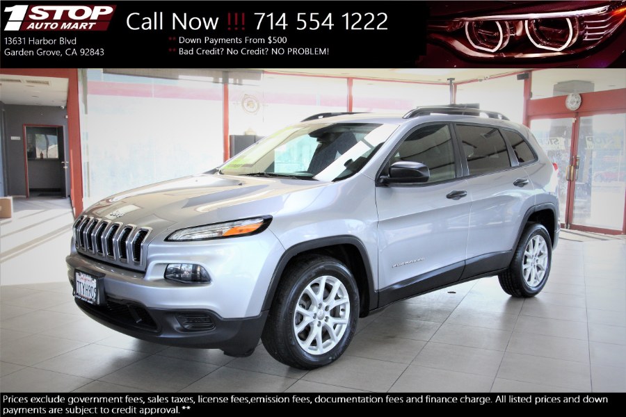 2016 Jeep Cherokee FWD 4dr Sport, available for sale in Garden Grove, CA