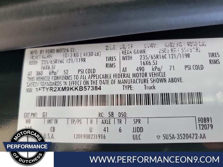 2019 Ford Transit Van T-250 148" Hi Rf 9000 GVWR Sliding RH Dr, available for sale in Wappingers Falls, New York | Performance Motor Cars. Wappingers Falls, New York 2019 Ford Transit Van T-250 148" Hi Rf 9000 GVWR Sliding RH Dr, available for sale in Wappingers Falls, New York | Performance Motor Cars. Wappingers Falls, New York