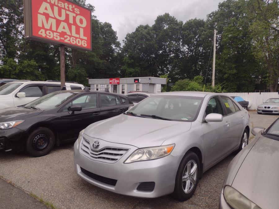 2011 Toyota Camry 4dr Sdn I4 Man LE (Natl), available for sale in Chicopee, Massachusetts | Matts Auto Mall LLC. Chicopee, Massachusetts