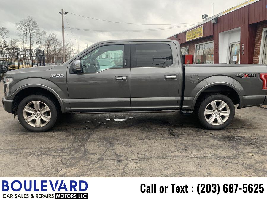 2015 Ford F150 Supercrew Cab Platinum Pickup 4D 5 1/2 ft, available for sale in New Haven, Connecticut | Boulevard Motors LLC. New Haven, Connecticut 2015 Ford F150 Supercrew Cab Platinum Pickup 4D 5 1/2 ft, available for sale in New Haven, Connecticut | Boulevard Motors LLC. New Haven, Connecticut