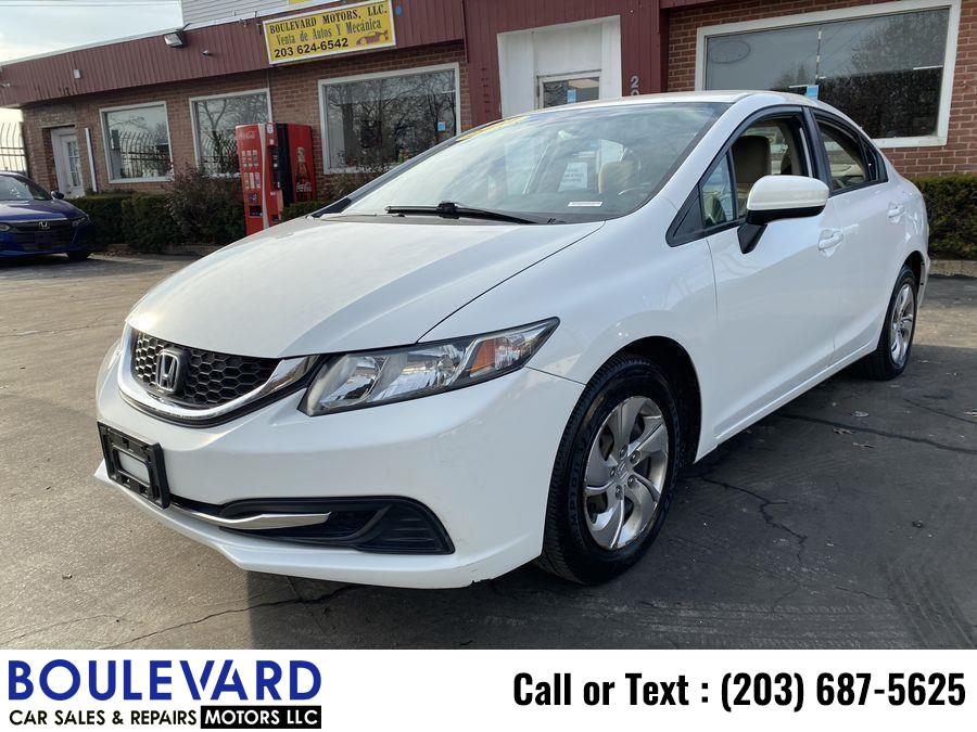 2014 Honda Civic LX Sedan 4D, available for sale in New Haven, Connecticut | Boulevard Motors LLC. New Haven, Connecticut 2014 Honda Civic LX Sedan 4D, available for sale in New Haven, Connecticut | Boulevard Motors LLC. New Haven, Connecticut