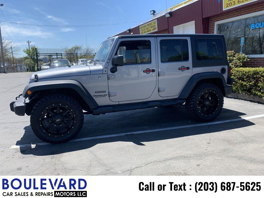 Used Jeep Wrangler Unlimited Sport SUV 4D 2015 | Boulevard Motors LLC. New Haven, Connecticut Used Jeep Wrangler Unlimited Sport SUV 4D 2015 | Boulevard Motors LLC. New Haven, Connecticut