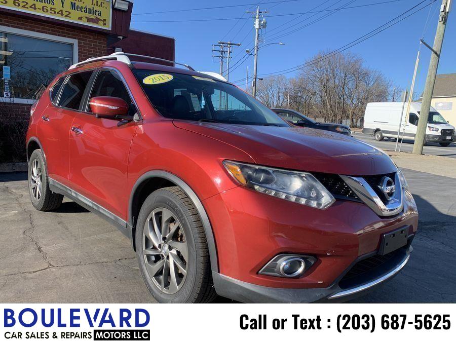 2015 Nissan Rogue SL Sport Utility 4D, available for sale in New Haven, Connecticut | Boulevard Motors LLC. New Haven, Connecticut