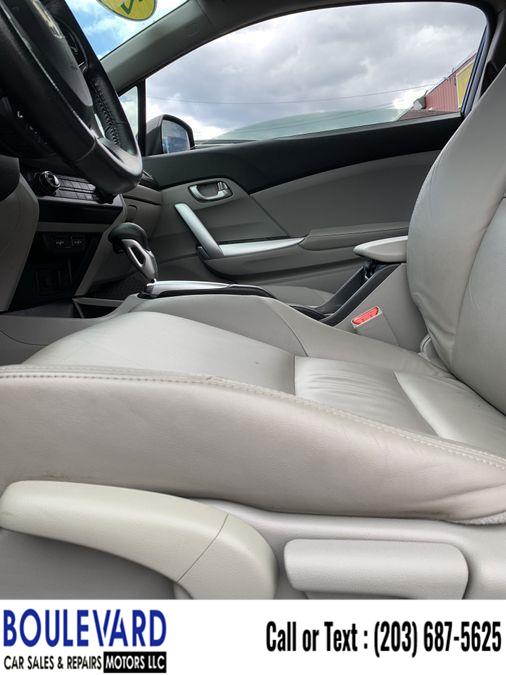 2012 Honda Civic EX-L Coupe 2D, available for sale in New Haven, Connecticut | Boulevard Motors LLC. New Haven, Connecticut 2012 Honda Civic EX-L Coupe 2D, available for sale in New Haven, Connecticut | Boulevard Motors LLC. New Haven, Connecticut