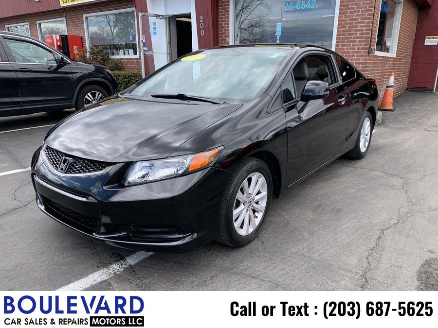 2012 Honda Civic EX-L Coupe 2D, available for sale in New Haven, Connecticut | Boulevard Motors LLC. New Haven, Connecticut 2012 Honda Civic EX-L Coupe 2D, available for sale in New Haven, Connecticut | Boulevard Motors LLC. New Haven, Connecticut