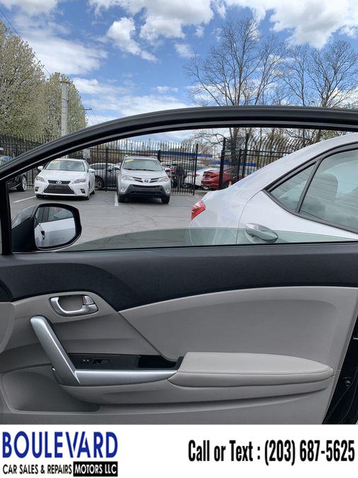 2012 Honda Civic EX-L Coupe 2D, available for sale in New Haven, Connecticut | Boulevard Motors LLC. New Haven, Connecticut 2012 Honda Civic EX-L Coupe 2D, available for sale in New Haven, Connecticut | Boulevard Motors LLC. New Haven, Connecticut