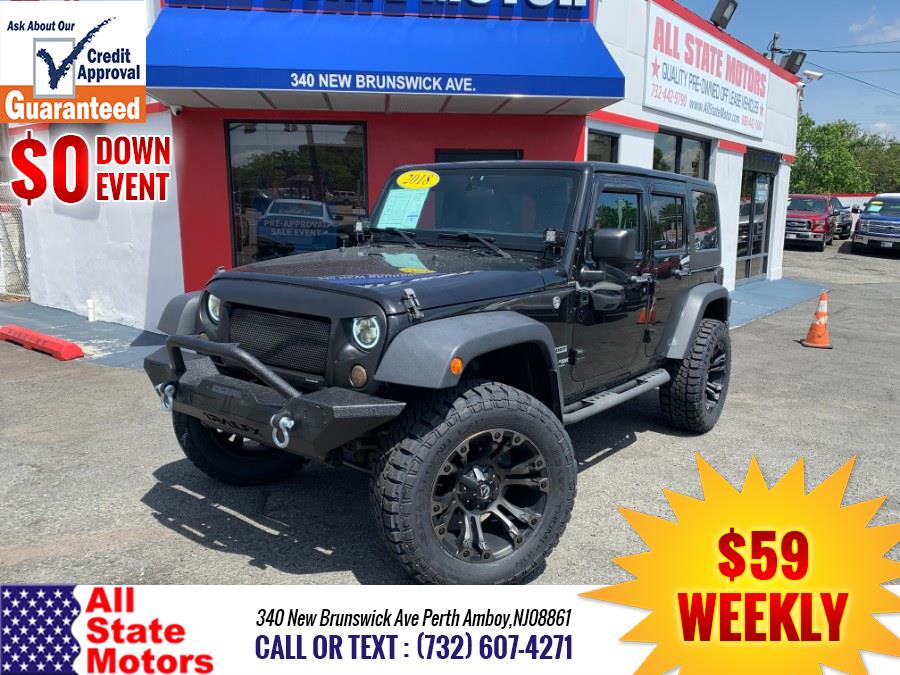 Used Jeep Wrangler JK Unlimited Sport S 4x4 2018 | All State Motor Inc. Perth Amboy, New Jersey