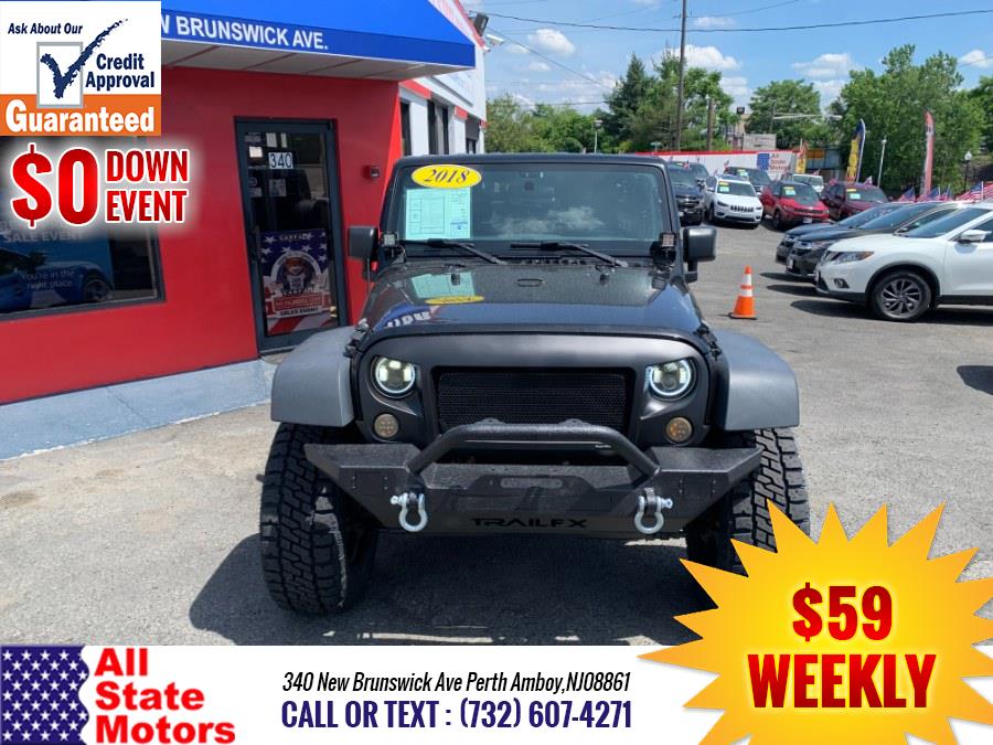 2018 Jeep Wrangler JK Unlimited Sport S 4x4, available for sale in Perth Amboy, New Jersey | All State Motor Inc. Perth Amboy, New Jersey 2018 Jeep Wrangler JK Unlimited Sport S 4x4, available for sale in Perth Amboy, New Jersey | All State Motor Inc. Perth Amboy, New Jersey