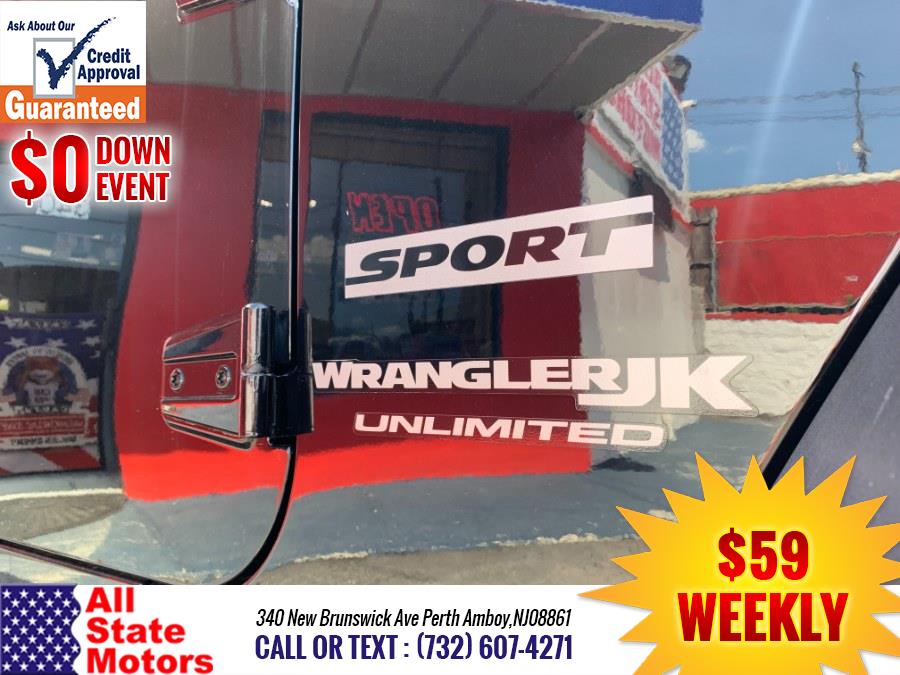 2018 Jeep Wrangler JK Unlimited Sport S 4x4, available for sale in Perth Amboy, New Jersey | All State Motor Inc. Perth Amboy, New Jersey 2018 Jeep Wrangler JK Unlimited Sport S 4x4, available for sale in Perth Amboy, New Jersey | All State Motor Inc. Perth Amboy, New Jersey